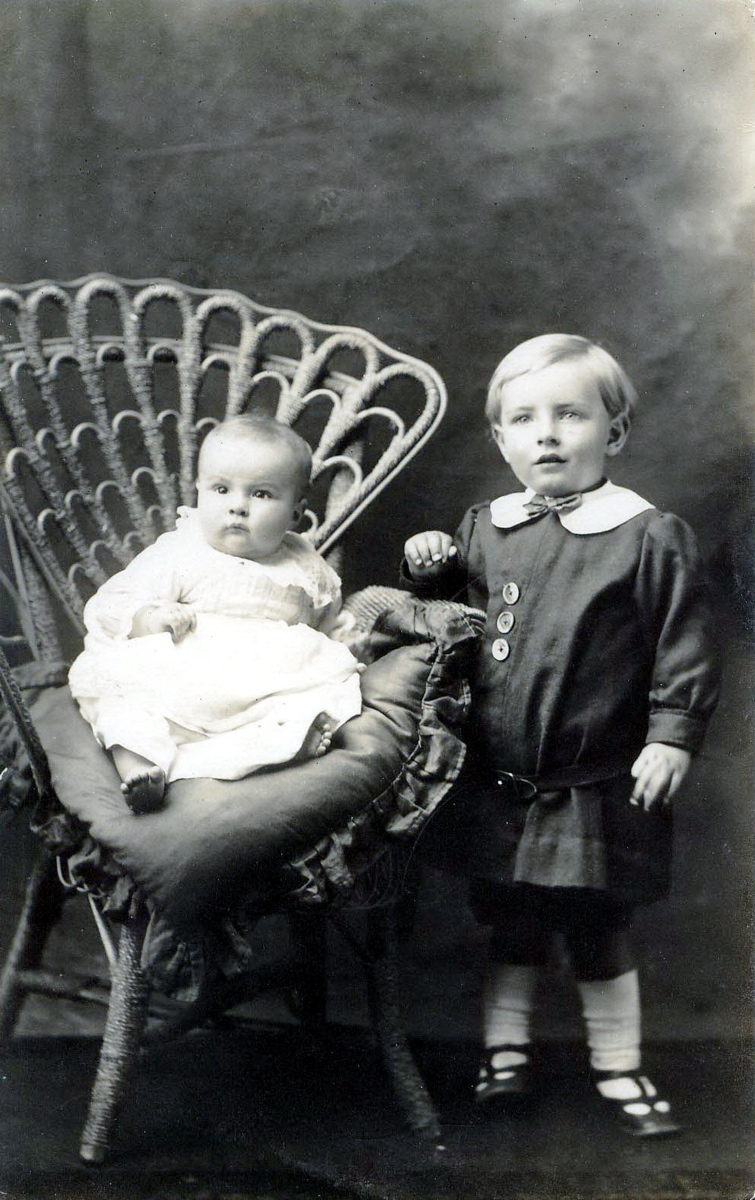 Lesley Eleanor Bock and her brother Walter Weerwong Bock